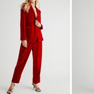Free People MINKPINK Red Velvet Injection Suit - XS